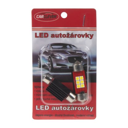 LED sufit (36mm) bílá, 12/24V, 6LED/2835SMD