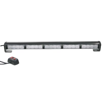 LED světelná alej, 20x LED 3W, oranžová 580mm, ECE R10