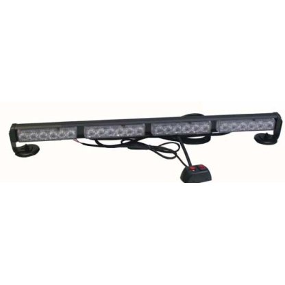 LED světelná alej, 24x 1W LED, modrá 645mm, ECE R10