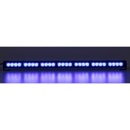 LED světelná alej, 28x LED 3W, modrá 800mm, ECE R10