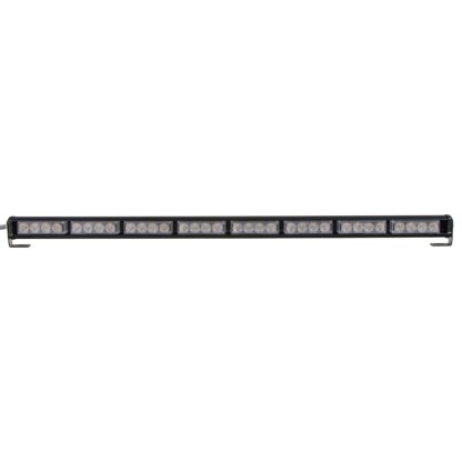 LED světelná alej, 32x 3W LED, oranžová s displejem 910mm, ECE R10
