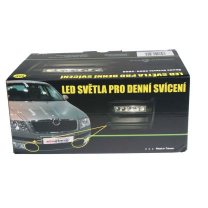 LED světla pro denní svícení Škoda Octavia 2004-08, ECE