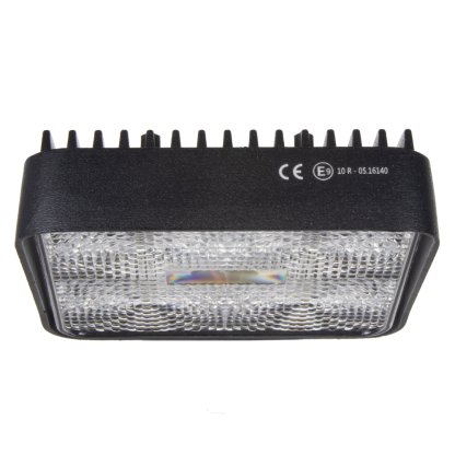 LED světlo čtvercové, 5x3W, 128x110mm, ECE R10
