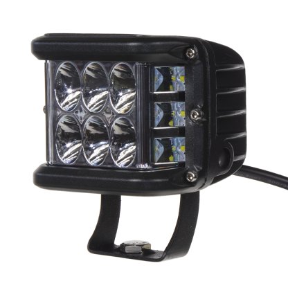 LED světlo hranaté, 6x5W + 6x3W , ECE R10, 180°