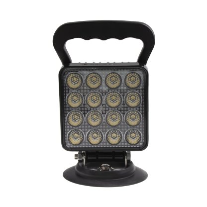 LED světlo hranaté, bílé, 16x3W, magnet, ECE R10