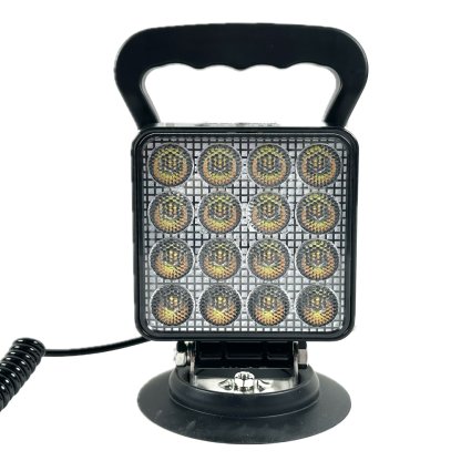 LED světlo hranaté, bílé/oranžové, 16x3W/16x1W, magnet, ECE R10