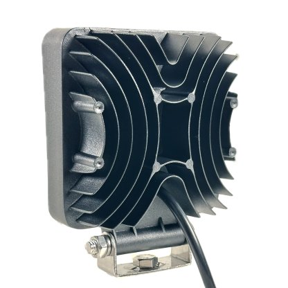 LED světlo hranaté, bílé/oranžové, 9x3W/9x1W, 117x117mm, ECE R10
