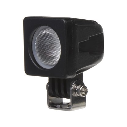 LED světlo hranaté (i na motocykl), 1x 10W, 50x50x60mm, ECE R10