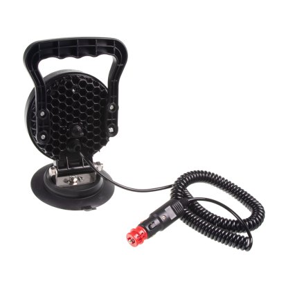 LED světlo kulaté, bílé, 9x3W, ø114mm, magnet, ECE R10