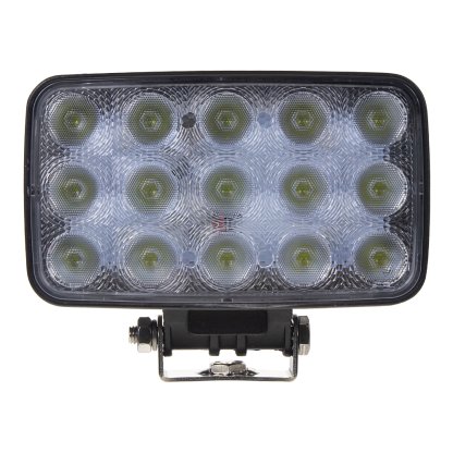 LED světlo obdélníkové, 15x3W, 152x118x50mm, ECE R10