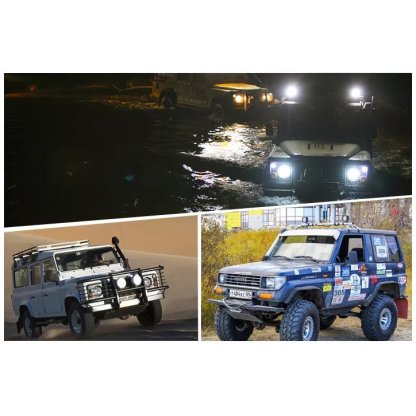 LED světlo obdélníkové, 27W, ECE R10