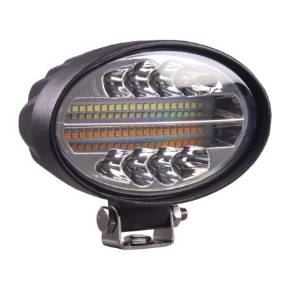 LED světlo oválné bílé/oranžové, 144W, ECE R10