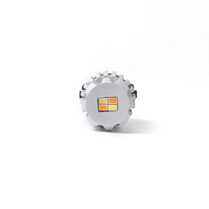 LED T20 (3157) bílá / oranžová, 12V, 12LED SMD