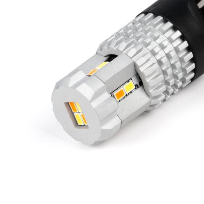 LED T20 (7443) bílá / oranžová, 12V, 12LED SMD