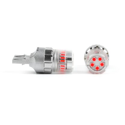LED T20 (7443) červená, 12V, 23LED SMD