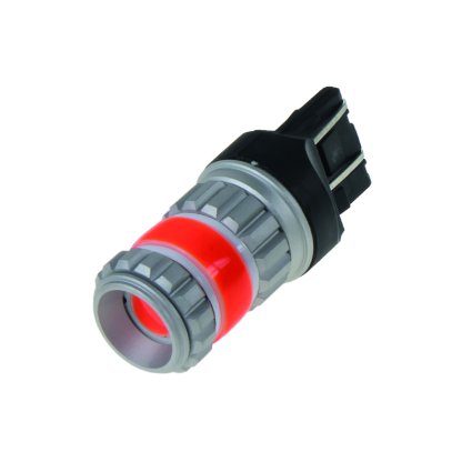 LED T20 (7443) červená, COB 360⁰, 9-60V, 12W