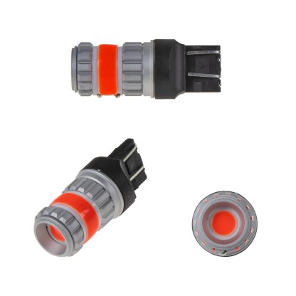 LED T20 (7443) červená, COB 360⁰, 9-60V, 12W