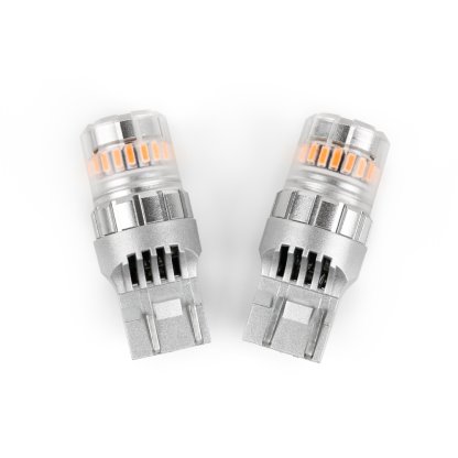 LED T20 (7443) oranžová, 12V, 23LED SMD