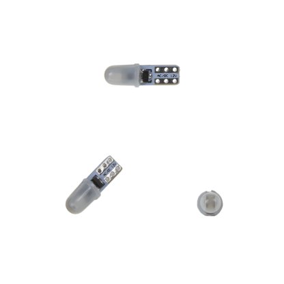 LED T5 ledově modrá, 12V, 2LED/3014SMD