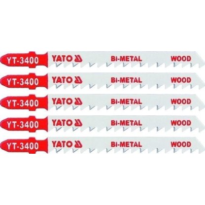 List do přímočaré pily 100 mm na dřevo TPI6 5 ks Bi-Metal