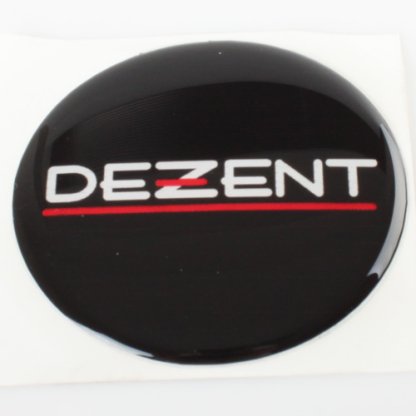 Logo (emblem) průměr 60mm, Dezent plast, černé (ZT1151)