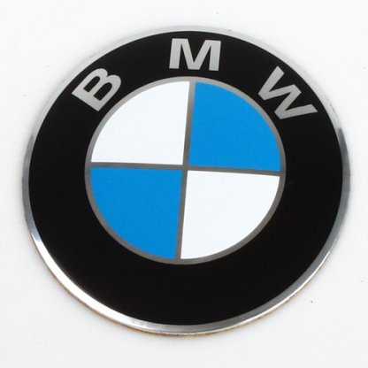 Logo (emblem) průměr 64,5mm BMW kovové na originální disky i aftermarket.