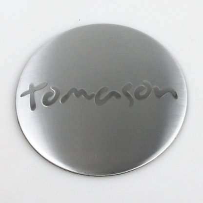 Logo (emblem) průměr 66mm, Tomason, stříbrné