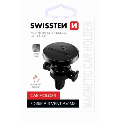 Magnetický držák do ventilace auta SWISSTEN S-GRIP AV-M8, 45635