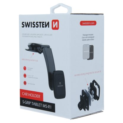 Magnetický držák mobilu do auta SWISSTEN S-GRIP M5-R1, 46507