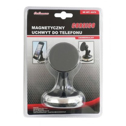 Magnetický držák mobilu s přísavkou na sklo, 42479