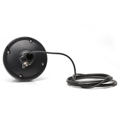 Maják LED 12/24V - 8 programů, bezbarvý kryt, na tyč, kabel v délce 3 m, bez zástrčky