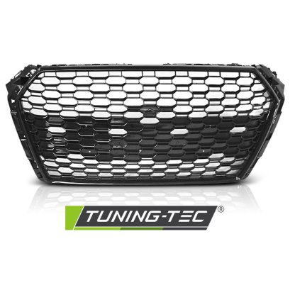 Maska AUDI A4 B9 15-19 RS4 style PDC černá lesklá