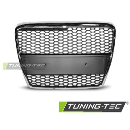 Maska bez znaku AUDI A6 C6 RS-TYPE 04-08 chromová