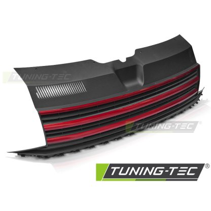 Maska bez znaku VW T6 15- černá/červená