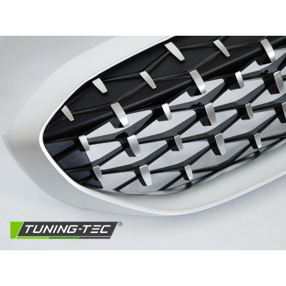 Maska - ledvinky BMW 5 BMW G20/G21 19- diamond style silver