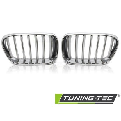Maska - ledvinky BMW X3 (F25) 2010-2014 - chrom / titan