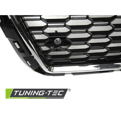 Maska pro AUDI A3 8V 17- RS style PDC černá/chrom