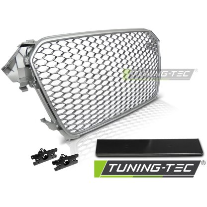 Maska sportovní RS Type AUDI A4 B8 11-15 stříbrná matná