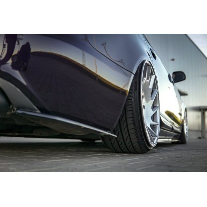 Maxton Design boční difuzory pod zadní nárazník pro Audi A6 C6 FL, plast ABS bez povrchové úpravy