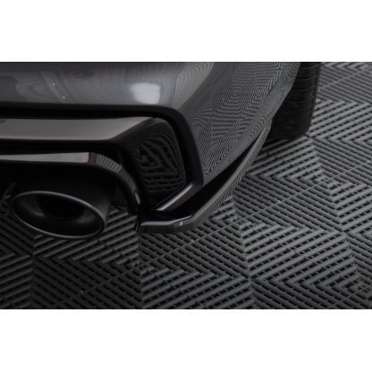 Maxton Design boční difuzory pod zadní nárazník pro Audi A7 C8, černý lesklý plast ABS