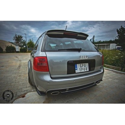 Maxton Design boční difuzory pod zadní nárazník pro Audi RS6 C5, černý lesklý plast ABS