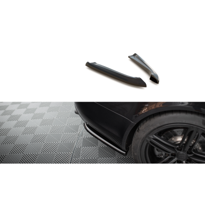 Maxton Design boční difuzory pod zadní nárazník pro Audi RS6 C6, černý lesklý plast ABS, Avant, r.v. 2007-2010