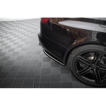 Maxton Design boční difuzory pod zadní nárazník pro Audi RS6 C6, černý lesklý plast ABS, Avant, r.v. 2007-2010