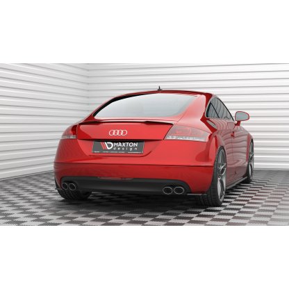 Maxton Design boční difuzory pod zadní nárazník pro Audi TT 8J, černý lesklý plast ABS, V6