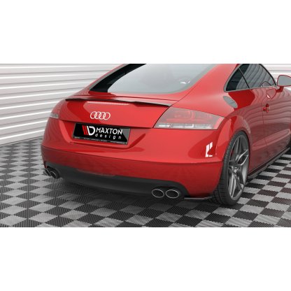 Maxton Design boční difuzory pod zadní nárazník pro Audi TT 8J, černý lesklý plast ABS, V6