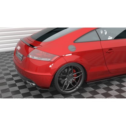 Maxton Design boční difuzory pod zadní nárazník pro Audi TT 8J, černý lesklý plast ABS, V6