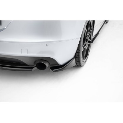 Maxton Design boční difuzory pod zadní nárazník pro Audi TT 8J Facelift, černý lesklý plast ABS, S-Line