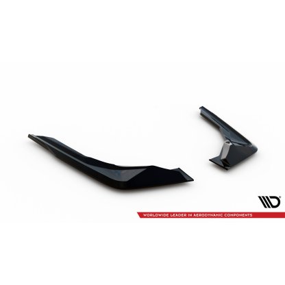 Maxton Design boční difuzory pod zadní nárazník pro BMW M2 G87, černý lesklý plast ABS