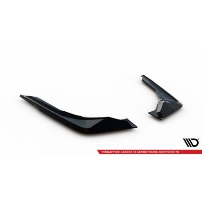 Maxton Design boční difuzory pod zadní nárazník pro BMW M2 G87, černý lesklý plast ABS