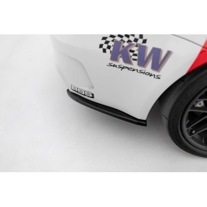Maxton Design boční difuzory pod zadní nárazník pro BMW řada 1 E82, černý lesklý plast ABS, M Coupe